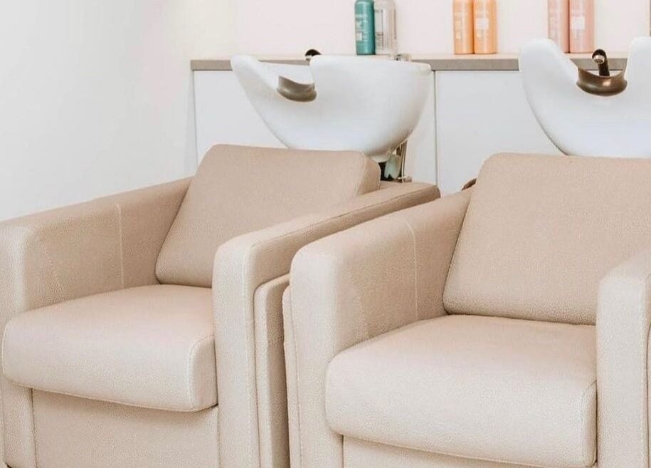 Elegant hair wash stations at Jessica Simpson Studio, Tonbridge, England, GB offer a relaxing experience.