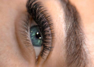Close-up of beautifully groomed eyelashes at L’House of Beauty, Dublin15, County Dublin, IE.