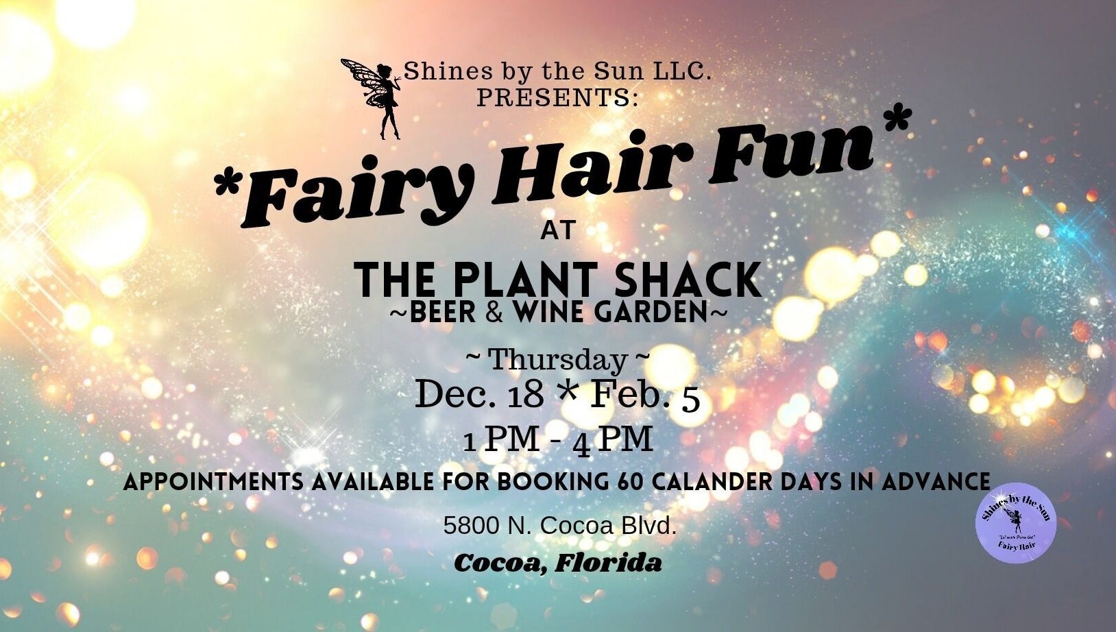 SBTS Fairy Hair event at The Plant Shack in Cocoa, Florida, showcasing vibrant hues and enchanting atmosphere.