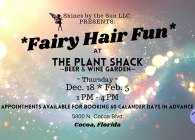SBTS Fairy Hair event at The Plant Shack in Cocoa, Florida, showcasing vibrant hues and enchanting atmosphere.