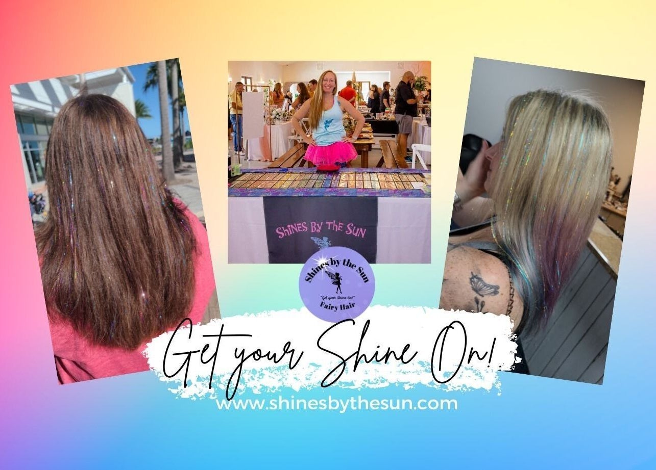 Experience sparkling fairy hair at SBTS Fairy Hair at The Plant Shack ~ Cocoa, Cocoa, Florida, US.