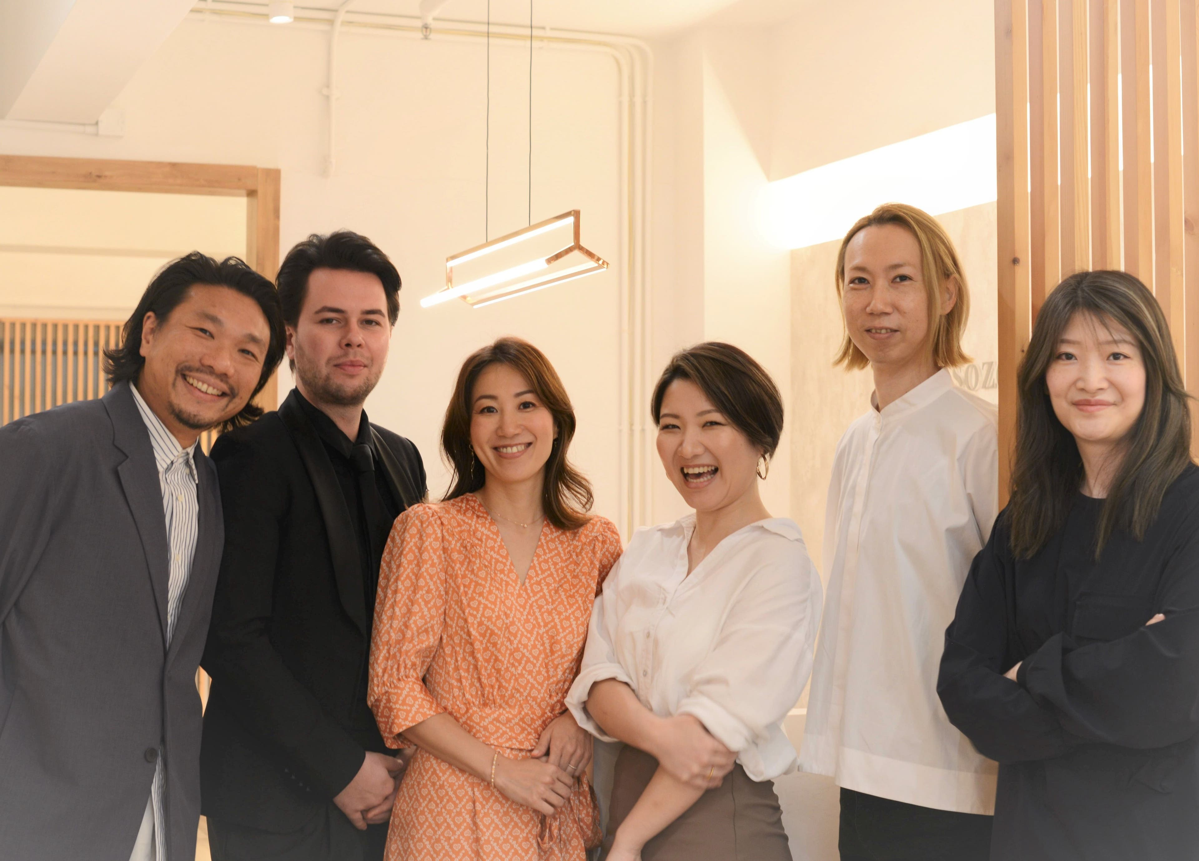 Friendly team at Sozo Hair Design, Hong Kong Island, HK, ready to welcome clients with professional services.