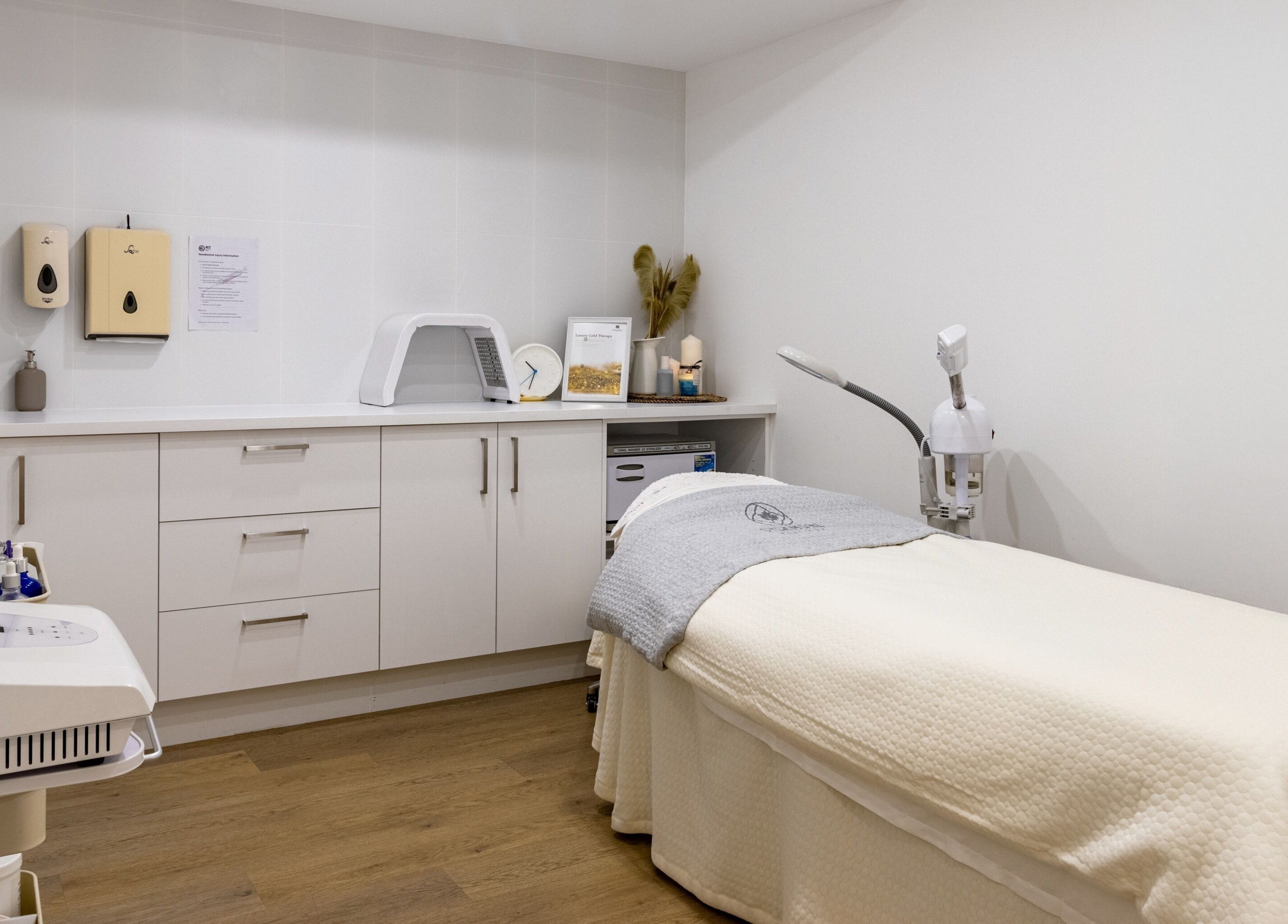 Calm, professional treatment room at Sycamore Medi Spa - Franklin, Franklin, Australian Capital Territory, AU.