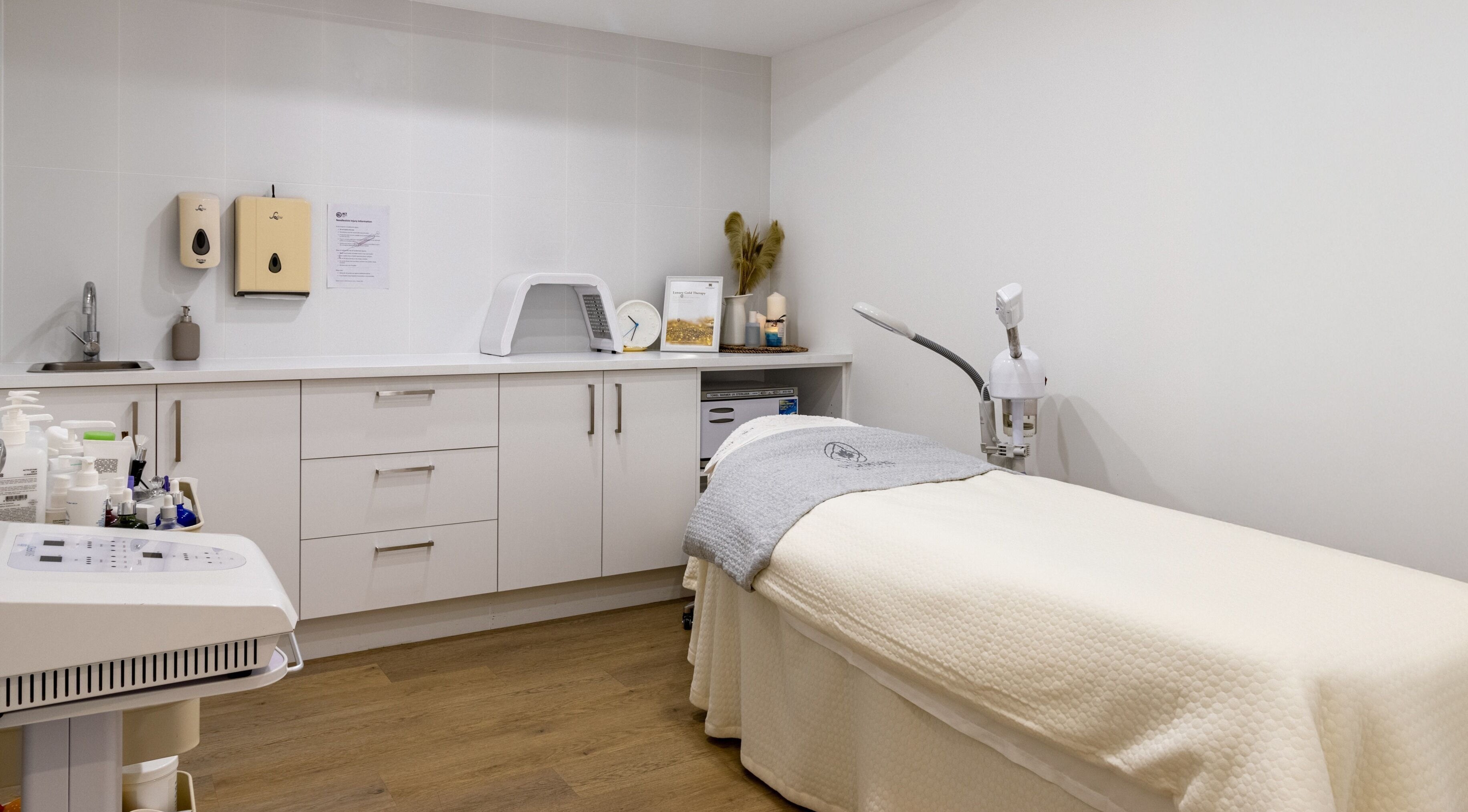 Calm, professional treatment room at Sycamore Medi Spa - Franklin, Franklin, Australian Capital Territory, AU.