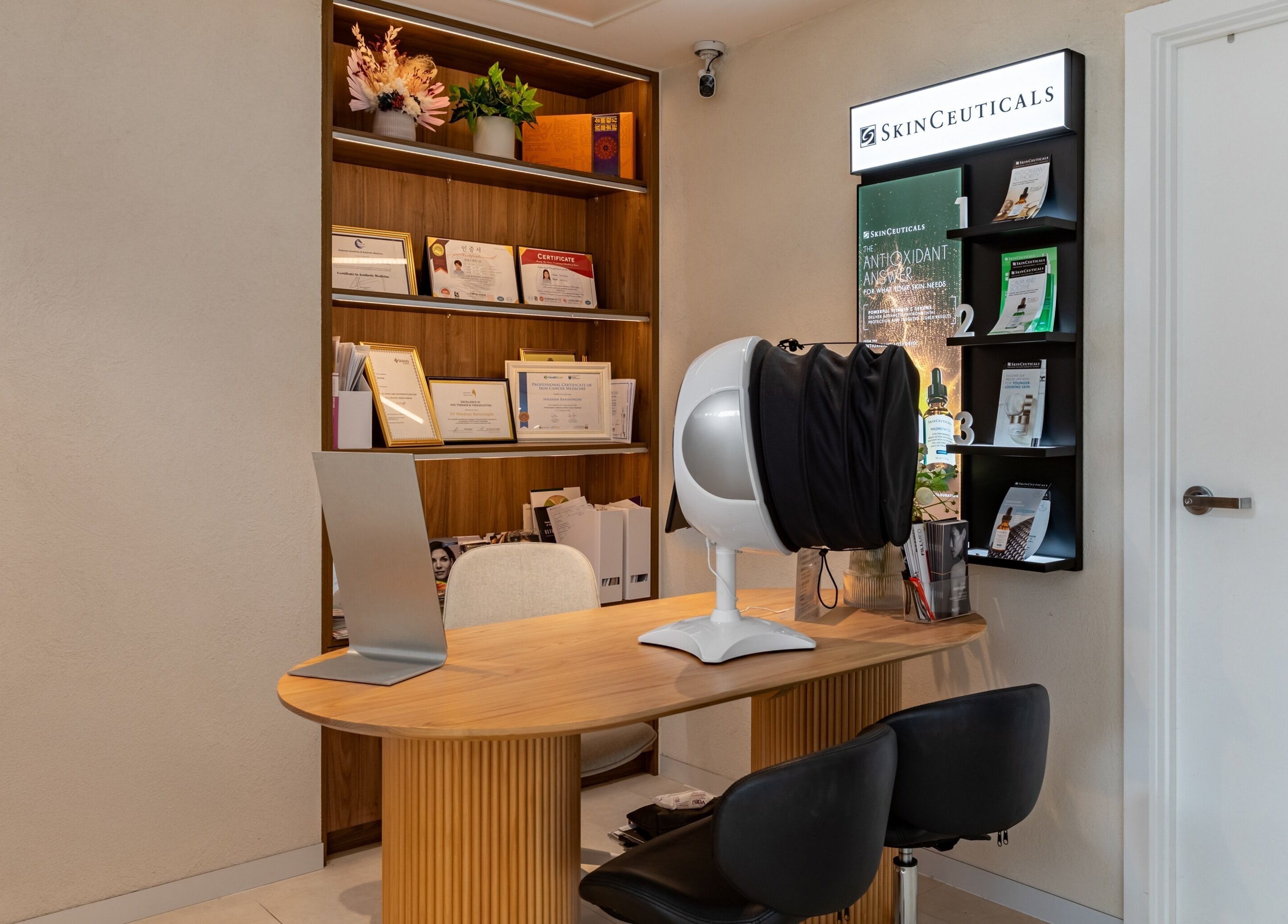 Modern consultation room at Sycamore Medi Spa - Franklin, highlighting beauty services. Franklin, Australian Capital Territory, AU.
