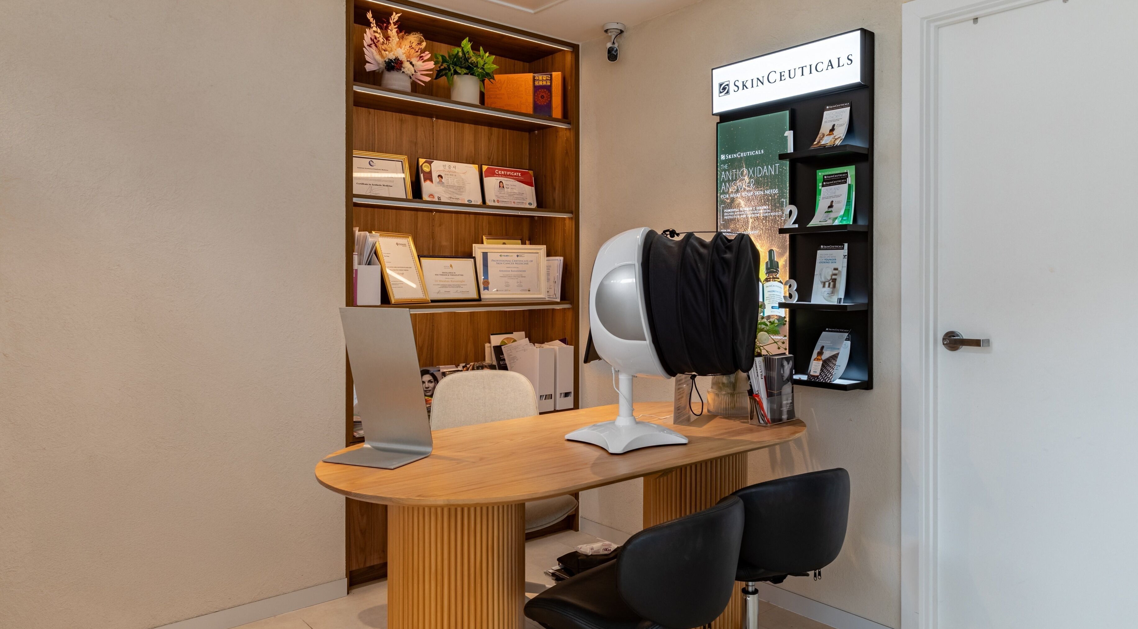 Modern consultation room at Sycamore Medi Spa - Franklin, highlighting beauty services. Franklin, Australian Capital Territory, AU.