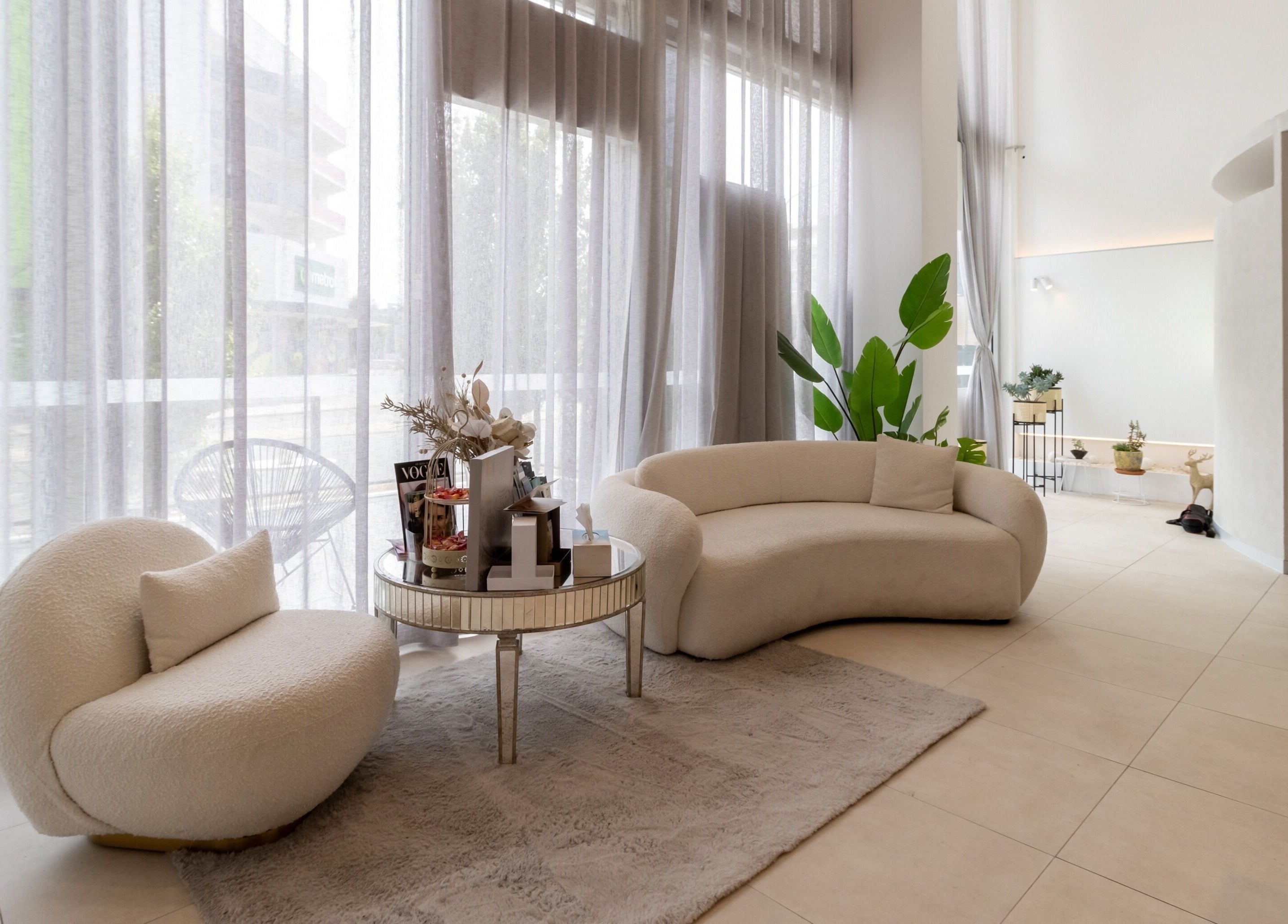 Chic lounge area at Sycamore Medi Spa - Franklin, featuring plush seating at Franklin, Australian Capital Territory, AU.