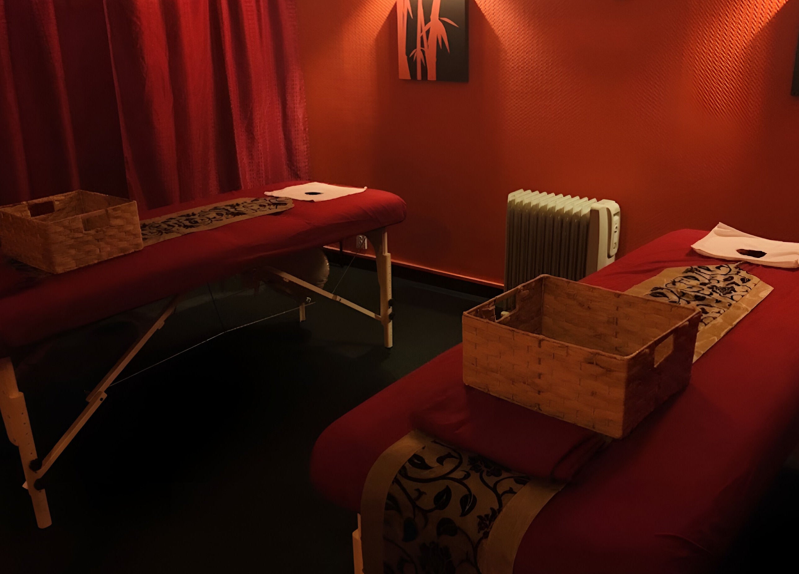 Luxurious massage tables at Bamboo Spa Lower Hutt Wellington, offering relaxation in Lower Hutt, Wellington, NZ.
