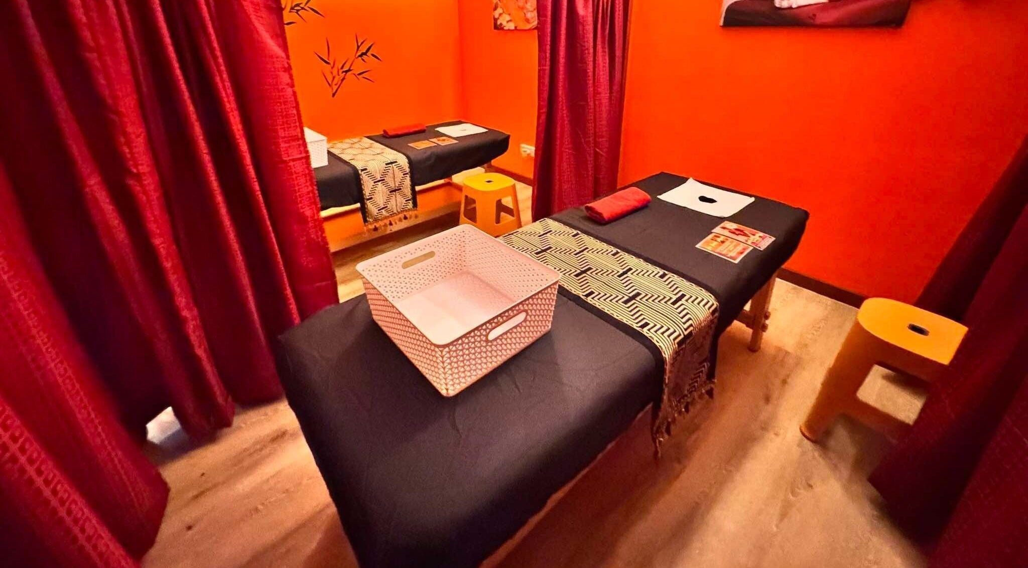 Relaxation room at Bamboo Spa Porirua Wellington. Features cozy massage beds in Porirua, Wellington, NZ.