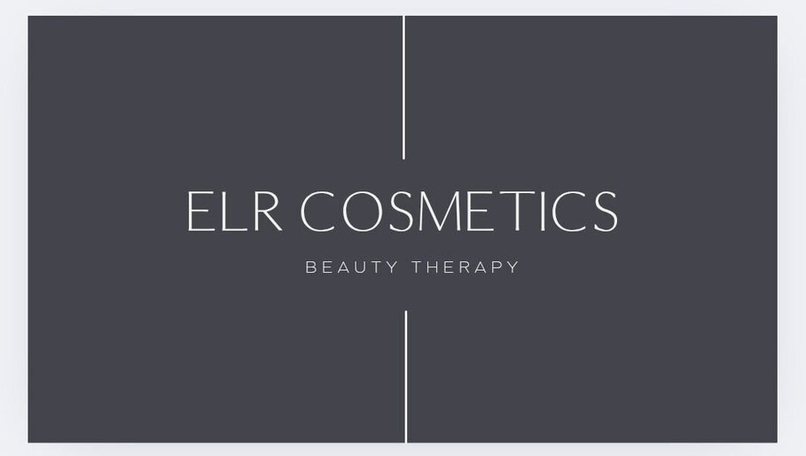 ELR Cosmetics logo on a sleek design in Liverpool, England, GB, highlighting beauty therapy.