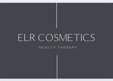 ELR Cosmetics logo on a sleek design in Liverpool, England, GB, highlighting beauty therapy.