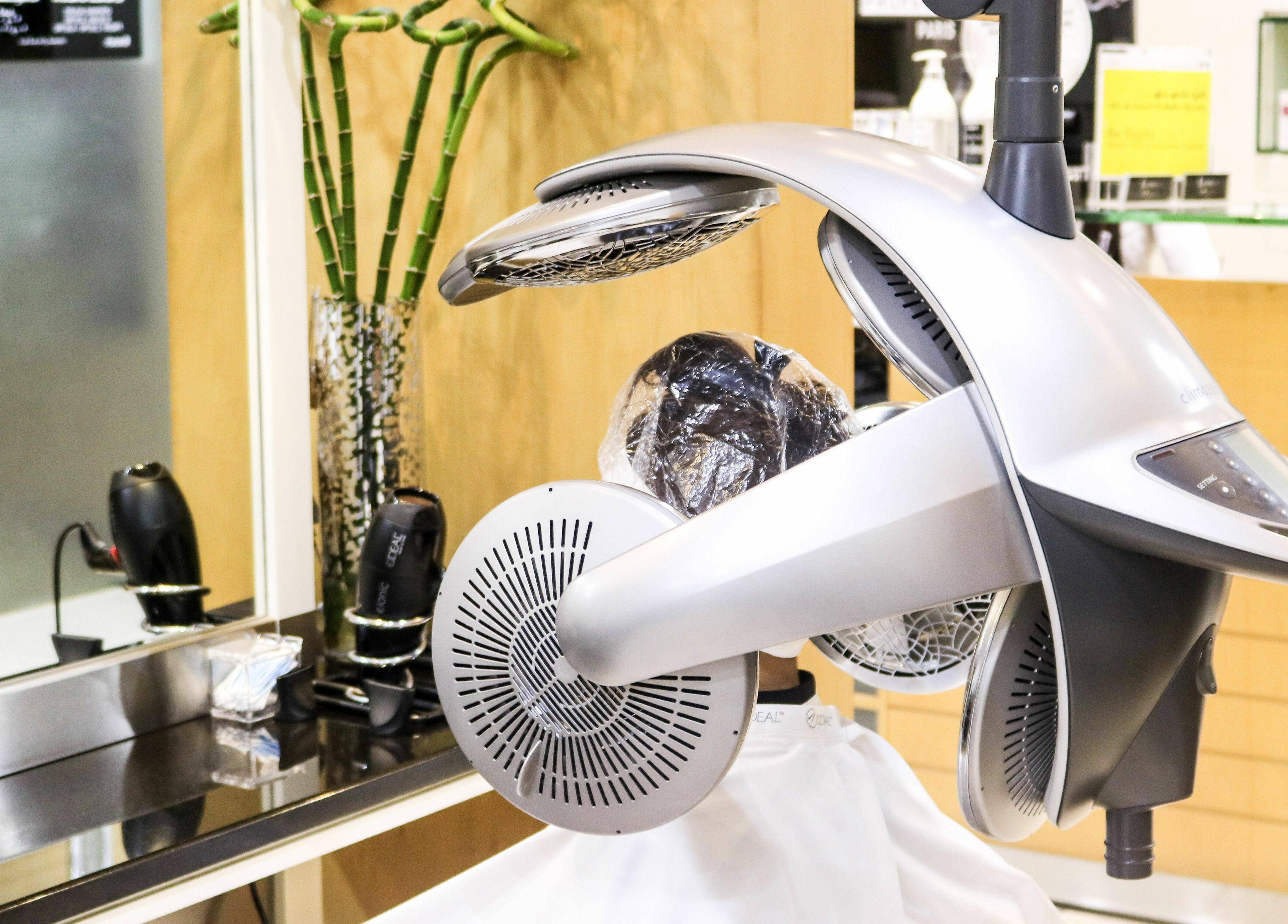 Modern hair styling equipment at Amro - Hilton Dubai Palm Jumeirah, Dubai, Dubai, AE.
