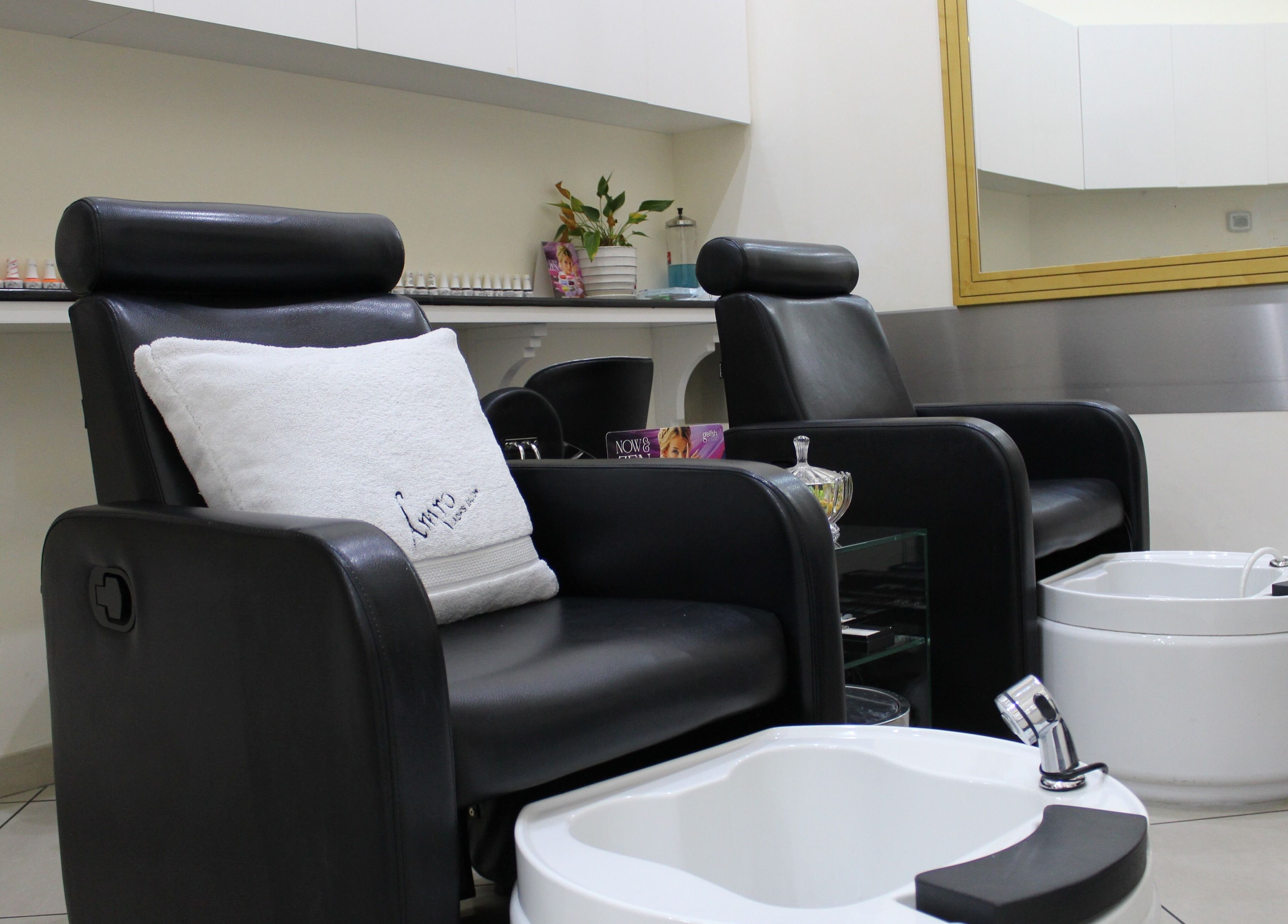 Luxury pedicure chairs at Amro - The Collection Mall - Abu Dhabi, offering relaxation in Abu Dhabi, Abu Dhabi, AE.