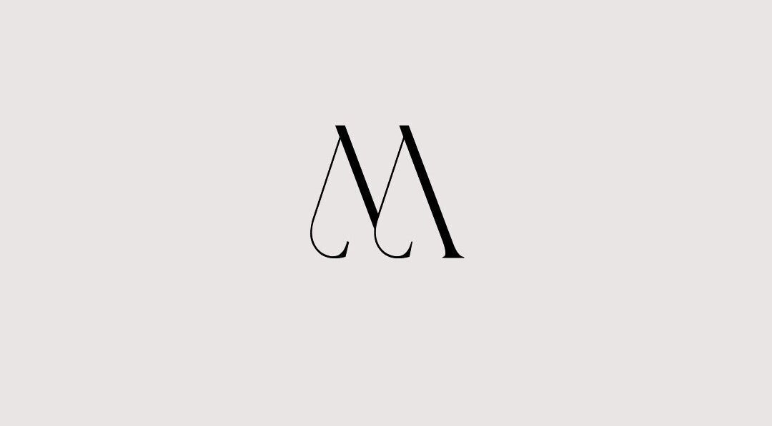 Stylish logo of Madeline’s Beauty Room, Derby, England, GB on a minimalist background.