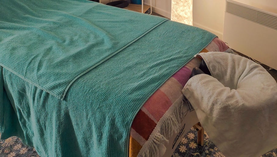 Relaxing massage table at Therapeutic Bliss Massage, Auckland, Auckland, NZ, ready for a soothing session.