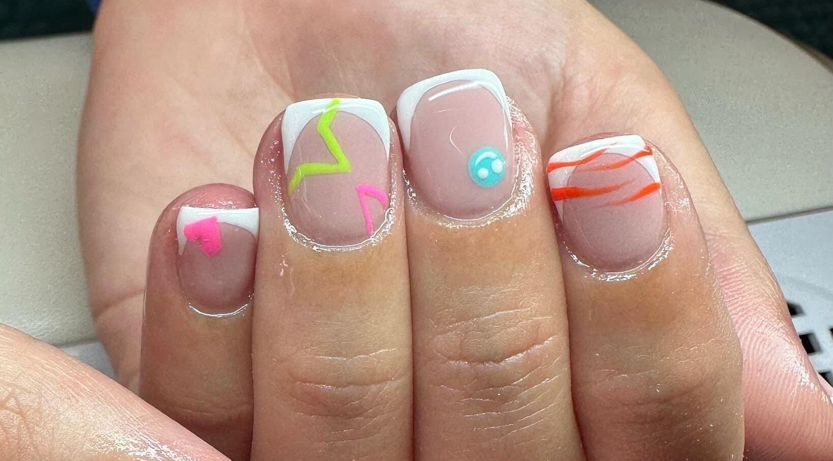 Colorful nail art at Nails by TyneJane, Wigan, England, GB, featuring creative and vibrant designs.