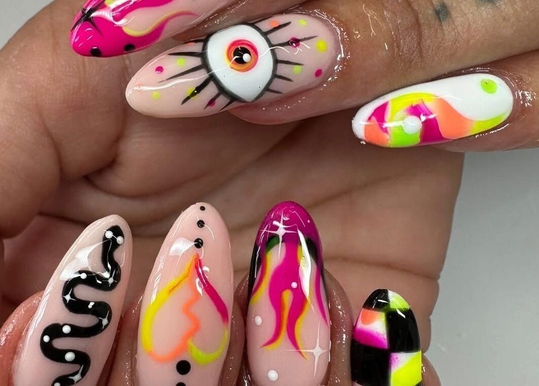 Creative nail art at Nails by TyneJane, Wigan, England, GB. Bold designs perfect for a unique style.