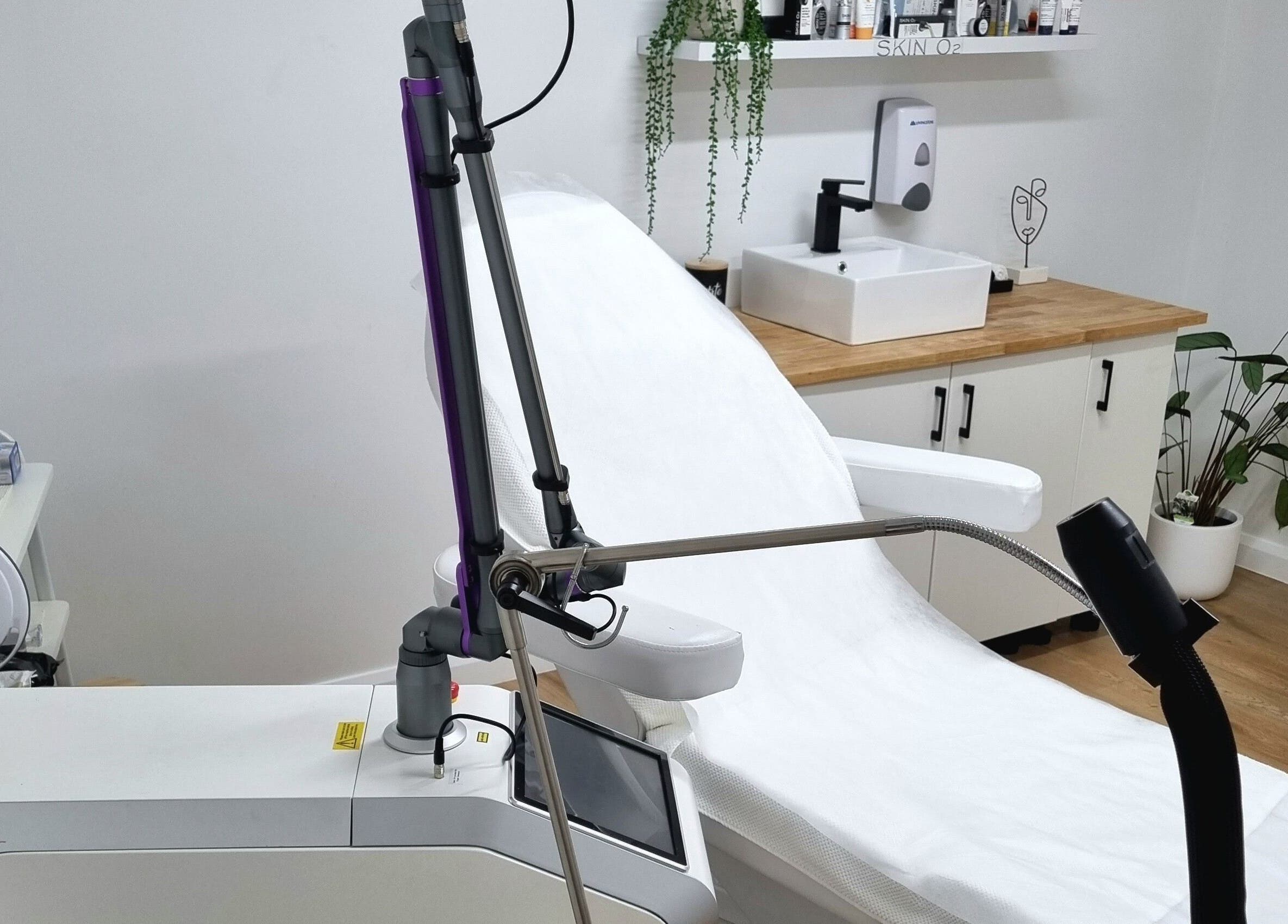Advanced laser treatment room at Unify Skin & Laser Clinic, Bathurst, New South Wales, AU equipped with modern amenities.