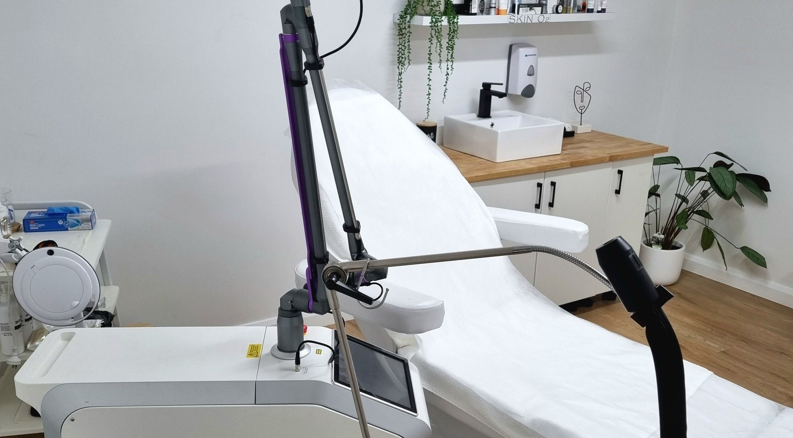 Advanced laser treatment room at Unify Skin & Laser Clinic, Bathurst, New South Wales, AU equipped with modern amenities.