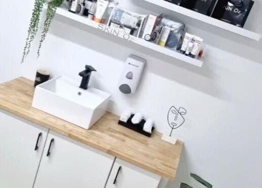 Elegant sink area at Unify Skin & Laser Clinic, Bathurst, New South Wales, AU showcases clean design.