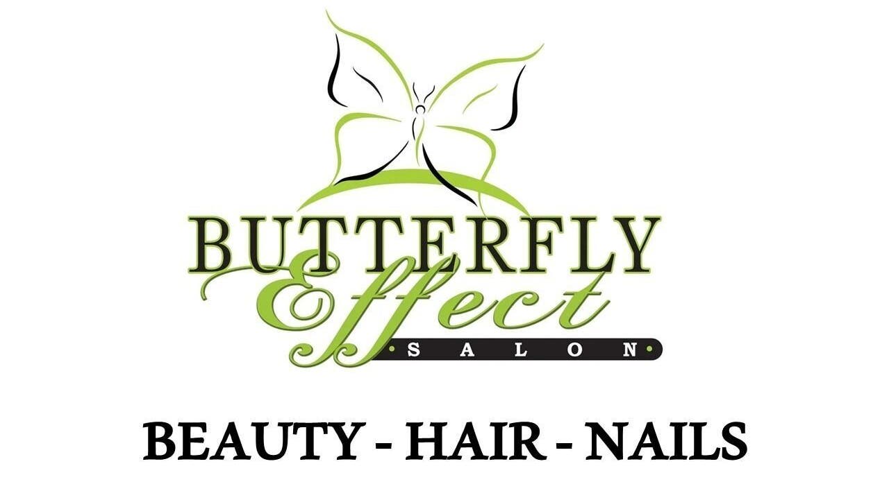 Logo of Butterfly Effect Beauty Salon in Alberton, Gauteng, ZA highlighting beauty, hair, and nails.