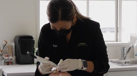 Therapist performing beauty treatment at 176 Princes Street, Dunedin 9016, Dunedin, Otago Region, NZ.