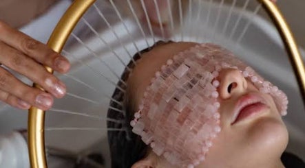 Relaxing crystal therapy at The Beauty Studio in Katikati, Bay of Plenty, NZ, enhancing tranquility and wellness.