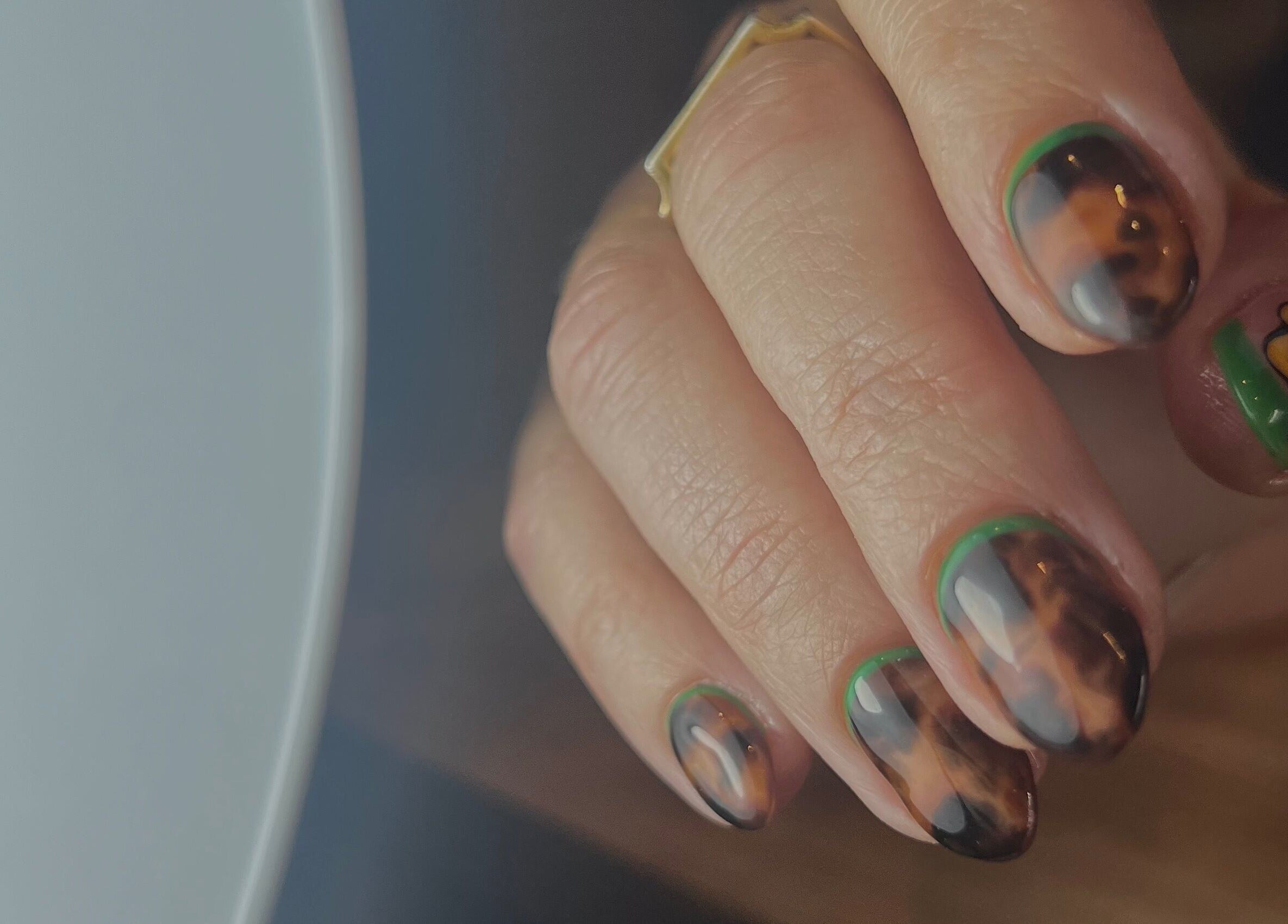 Unique nail art design showcased at The Nail Studio with Lauren, Southport, England, GB.