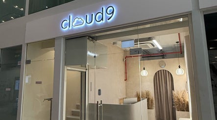 Elegant entrance of Cloud9 Beauty Bar (Hougang), Singapore, Singapore, SG with inviting decor and soft lighting.