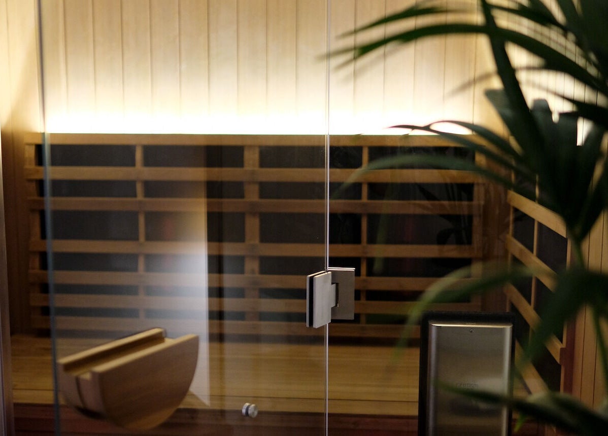 Luxurious sauna room at Feel Good Nation in Leichhardt, New South Wales, AU, perfect for relaxation.