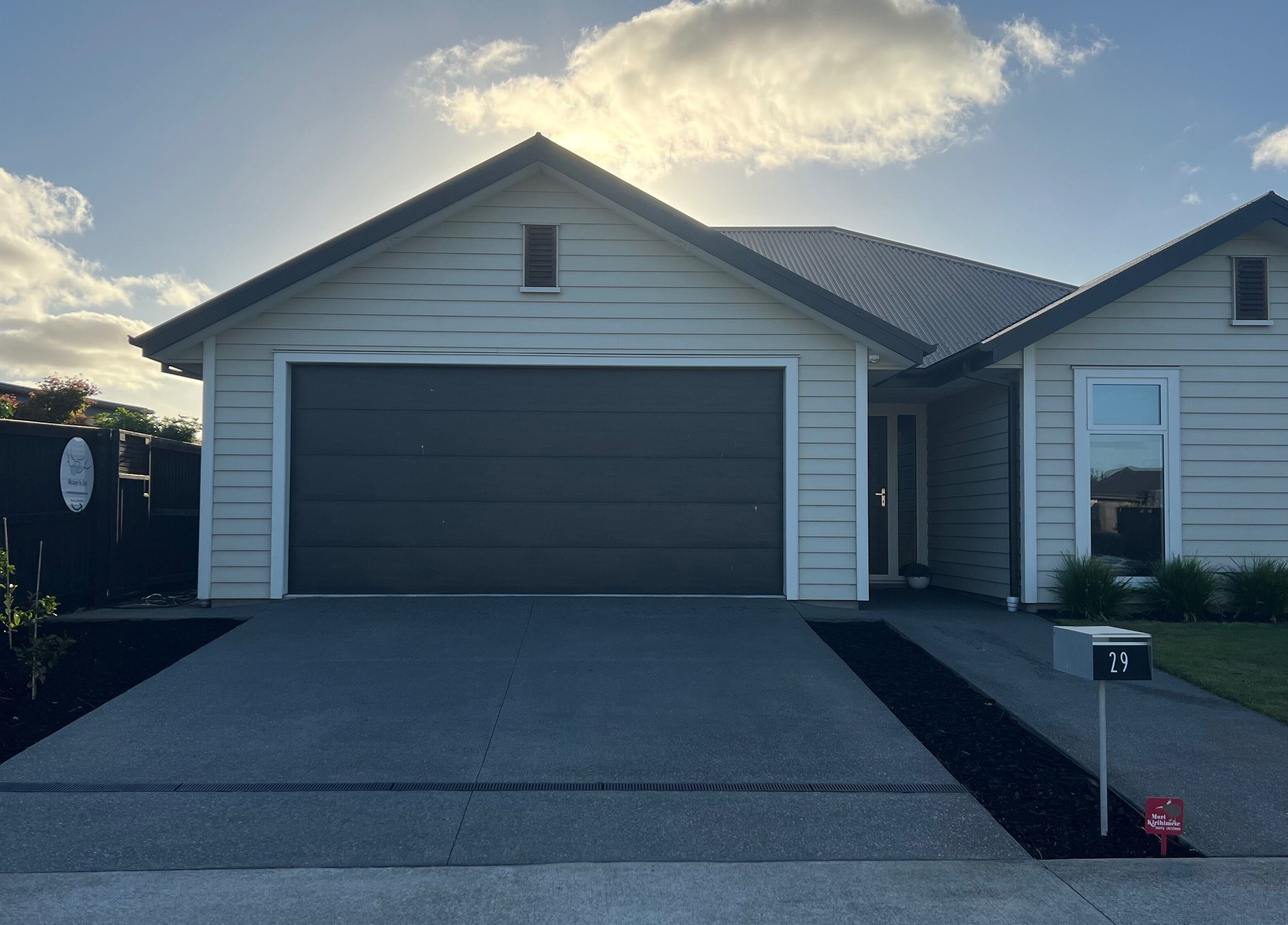 Exterior view of Massage by Ash, a serene wellness venue located in Kaiapoi, Canterbury, NZ.