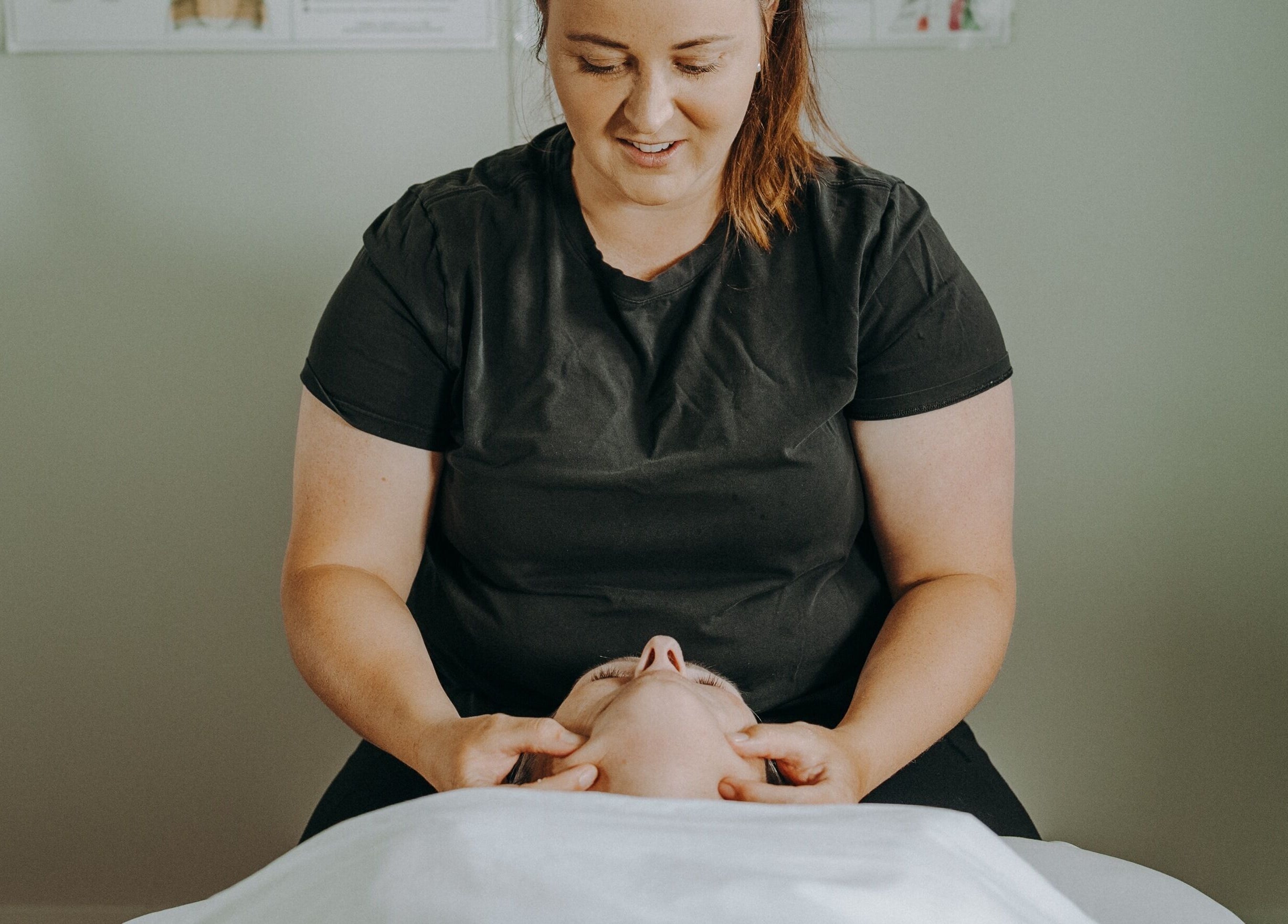 Relaxing facial massage at Massage by Ash, Kaiapoi, Canterbury, NZ promotes calm and rejuvenation.