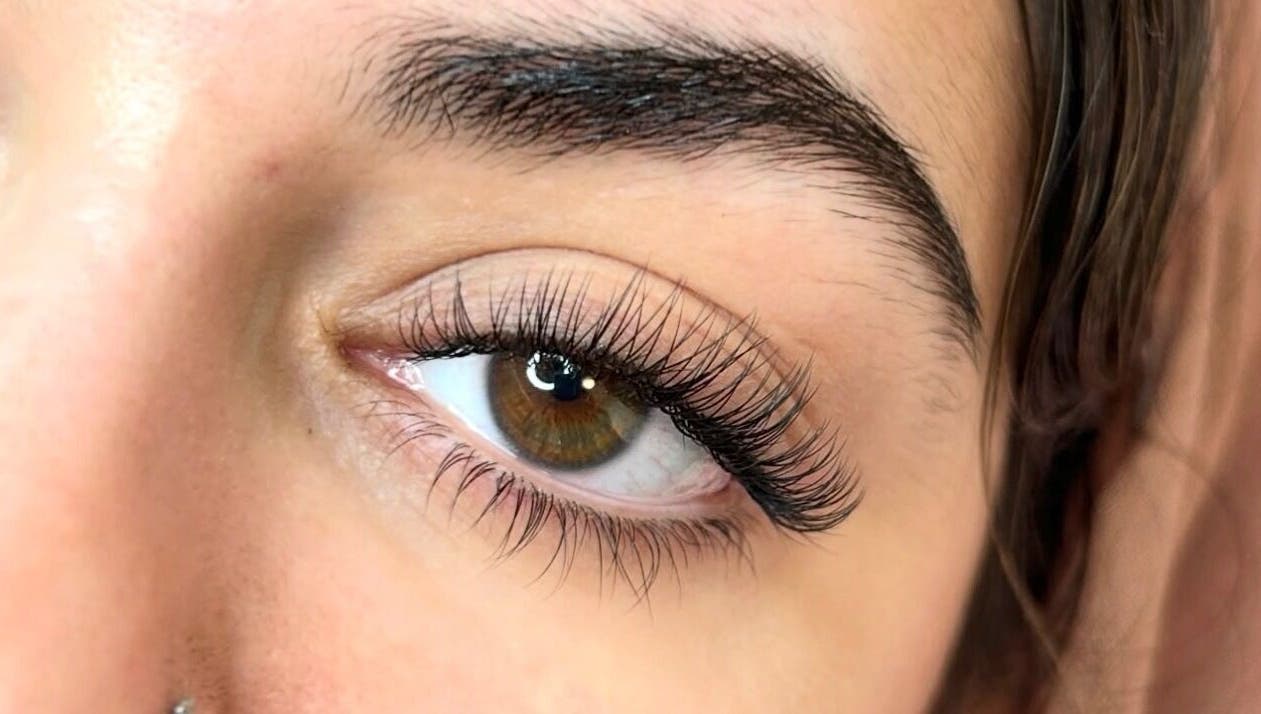 Lash extensions at Missmango.lashes (Angelica), Red Deer, Alberta, CA create a stunning look.