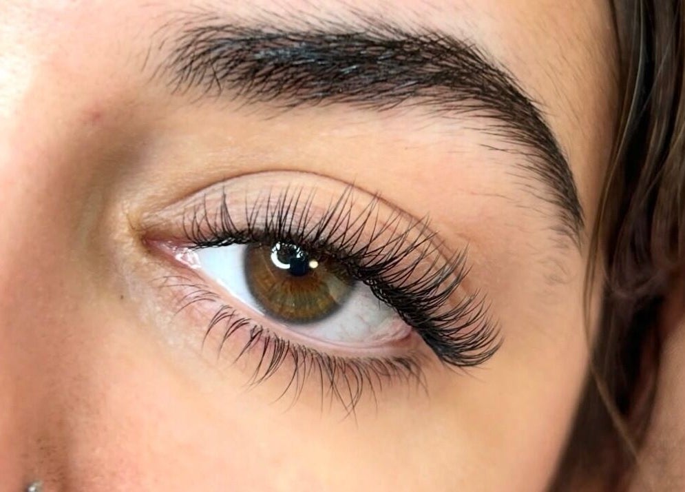 Lash extensions at Missmango.lashes (Angelica), Red Deer, Alberta, CA create a stunning look.