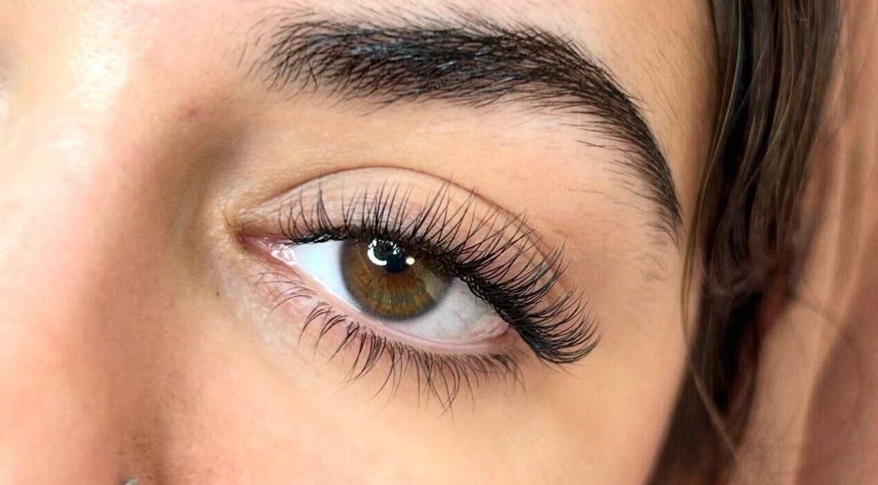 Lash extensions at Missmango.lashes (Angelica), Red Deer, Alberta, CA create a stunning look.