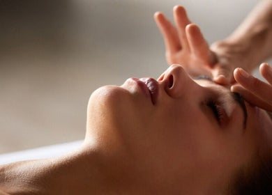 Rejuvenating facial massage at Wellness Sanctuary-Mossley, Mossley, England, GB.