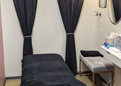 Cozy treatment room at V.I.B. Very Important Beauty, Balcatta, Western Australia, AU.