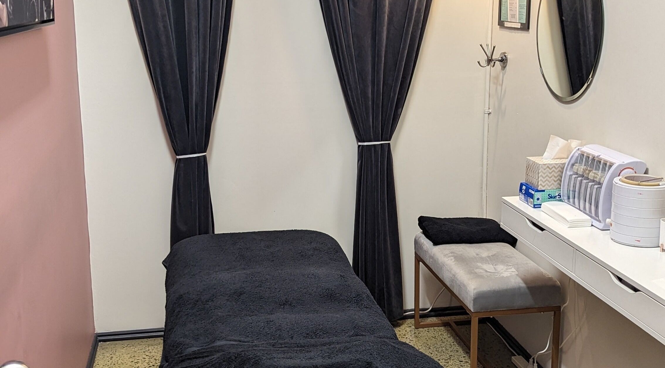 Cozy treatment room at V.I.B. Very Important Beauty, Balcatta, Western Australia, AU.