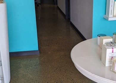 Elegant entrance at V.I.B. Very Important Beauty in Balcatta, Western Australia, AU featuring beauty products.