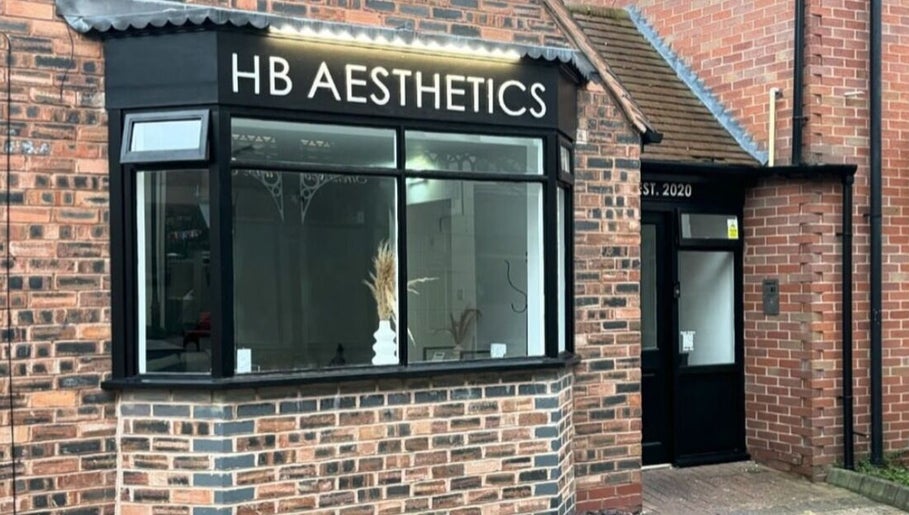 Exterior of HB Aesthetics near Nails By Donna, Cannock, England, GB showcasing a modern brick design.