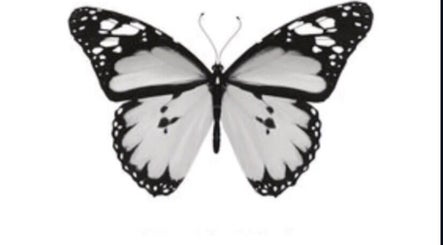 Monarch butterfly logo for Butterfly Beauty in Elgin, Scotland, GB symbolizing elegance and transformation.