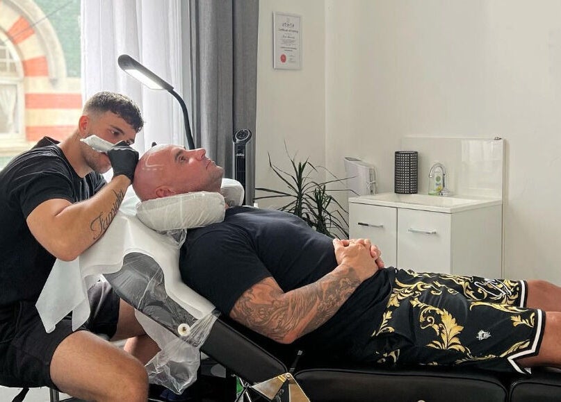 SMP session at Inkd SMP, Melbourne, Victoria, AU, in a serene, modern setting.