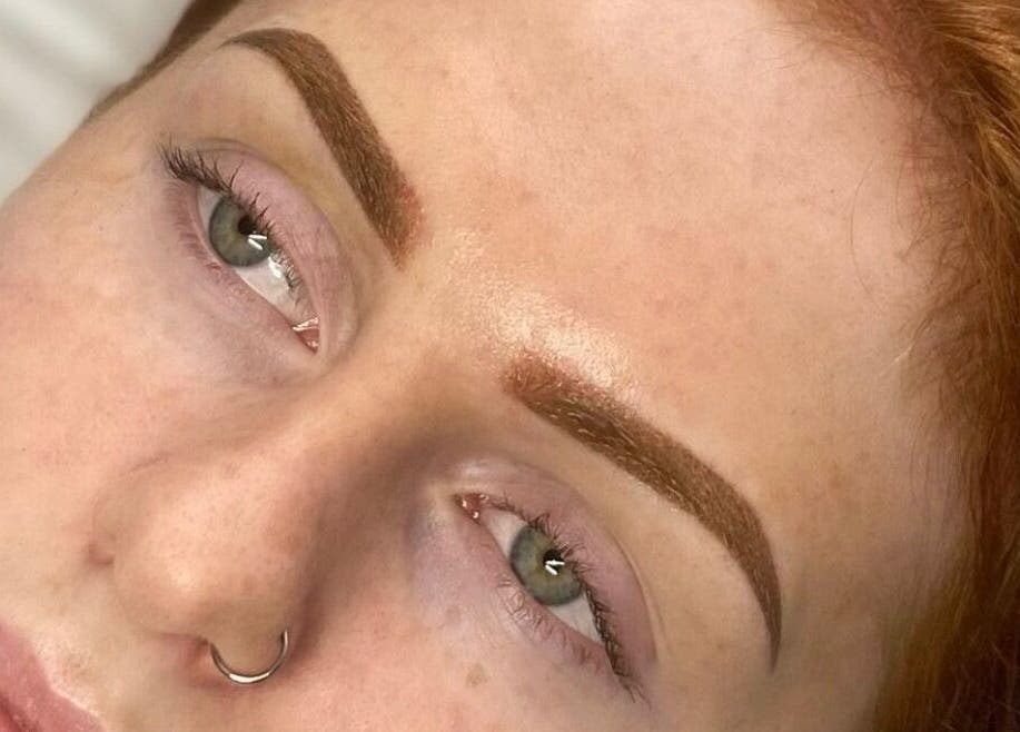 Beautifully styled eyebrows at Lucys Beauty Lounge in Addlestone, England, GB.