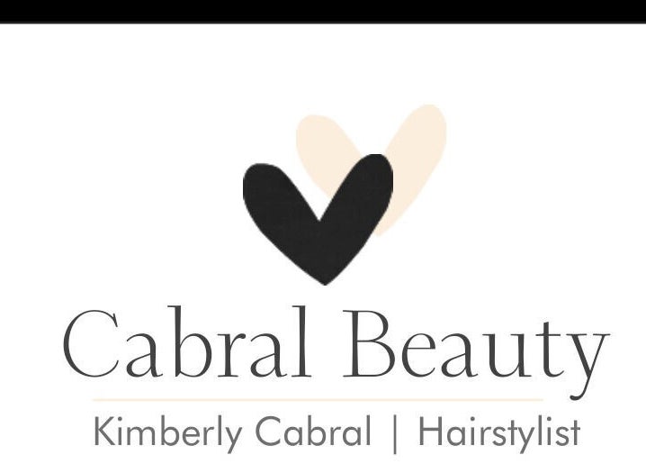 Cabral Beauty logo with hearts in Bradford West Gwillimbury, Ontario, CA.