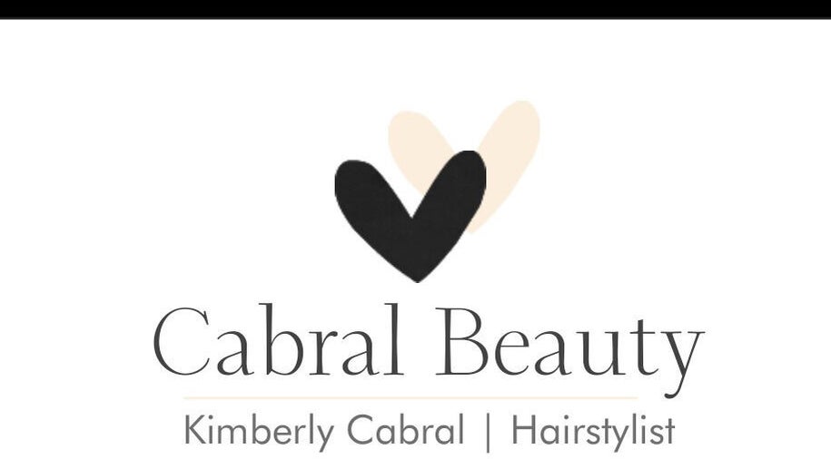Cabral Beauty logo with hearts in Bradford West Gwillimbury, Ontario, CA.