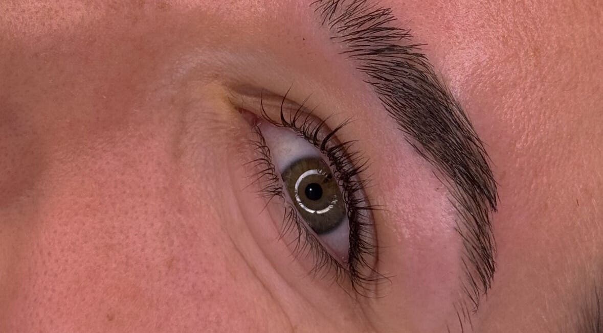 Close-up of expertly crafted lashes at Lashesbyamz, Eurobin, Victoria, AU showcasing beauty precision.