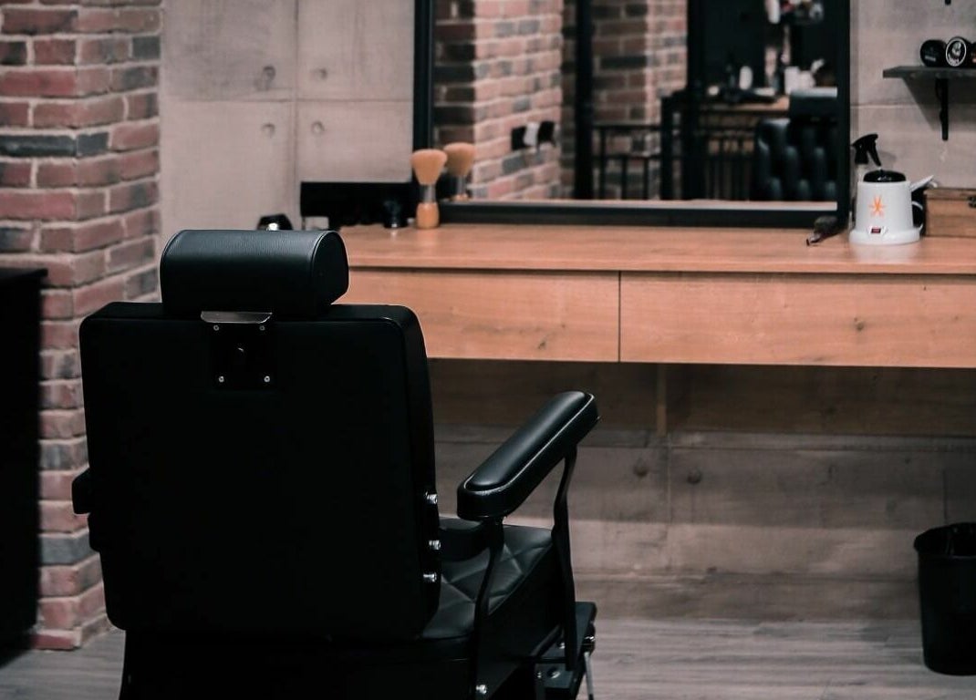 Modern barbershop chair and station at Paragon, Yerevan, Yerevan, AM enhancing grooming experience.