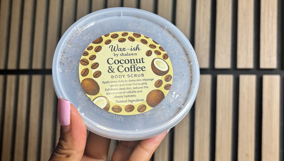 Waxish by Shalawn Coconut & Coffee body scrub in Arouca, Tunapuna/Piarco Regional Corporation, TT.
