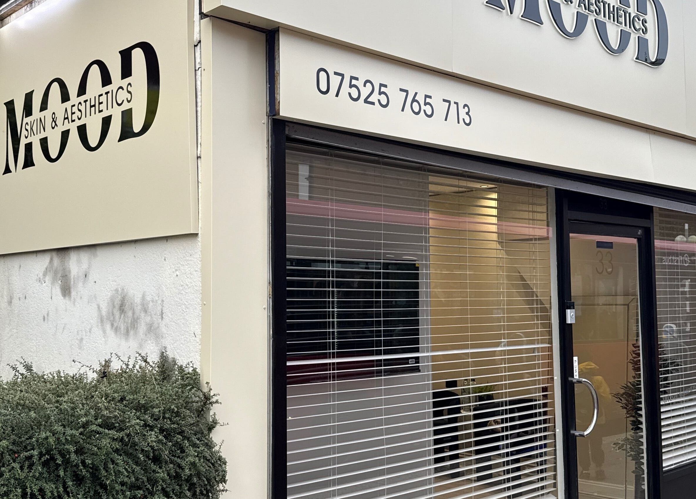 Front view of Mood Skin and Aesthetics venue located in London, England, GB.