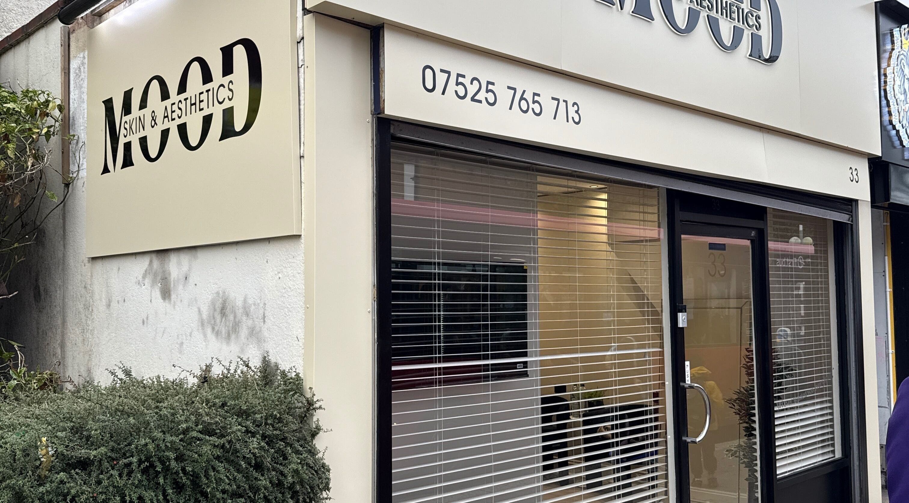 Front view of Mood Skin and Aesthetics venue located in London, England, GB.